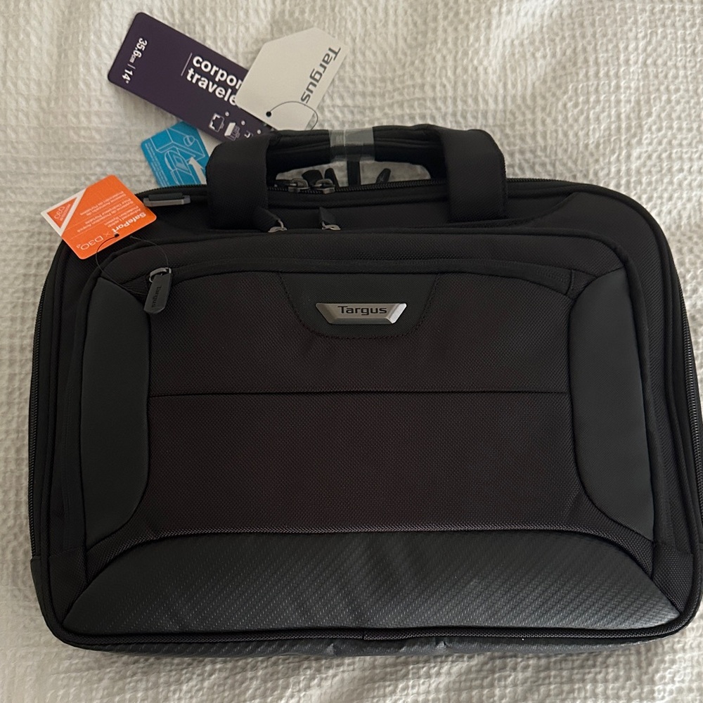 Targus Charcoal and Black Business Briefcase